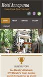 Mobile Screenshot of hotelannapurna.net